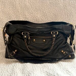 Balenciaga Agneau Giant 12 Gold City Bag